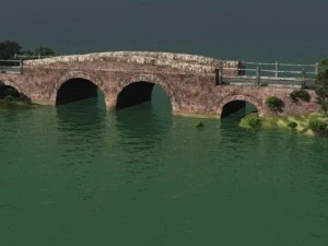 country lane bridge 3D Model