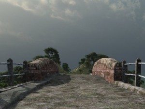 country lane bridge Modelo 3D