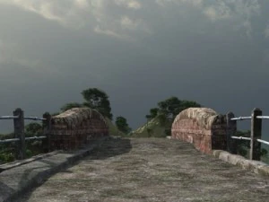 country lane bridge 3D Model