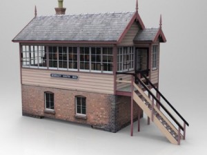 gwr signal box 3D मॉडल