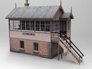 gwr signal box 3D Model