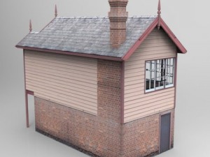 gwr signal box 3D मॉडल