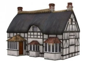 edif&iacute;cios de baixo poli Modelo 3D