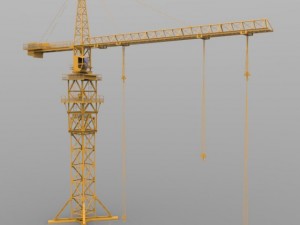 tower crane Modelo 3D