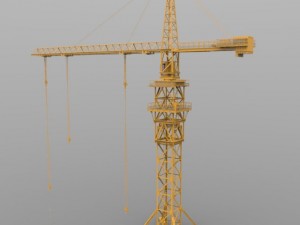 tower crane Modelo 3D