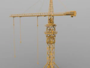 टावर क्रेन 3D मॉडल