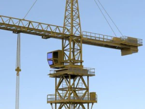 टावर क्रेन 3D मॉडल