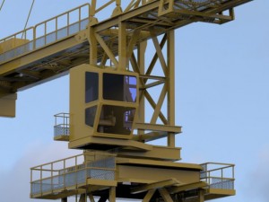 tower crane Modelo 3D