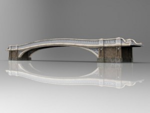 bow bridge 3D 模型