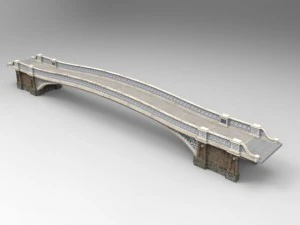 bow bridge 3D Model