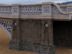 bow bridge 3D 模型