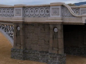 bow bridge 3D Model