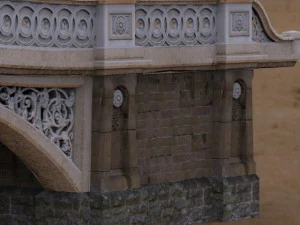 bow bridge 3D Model