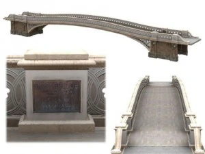 bow bridge 3D Model