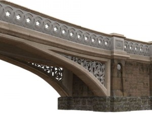 bow bridge 3D 模型