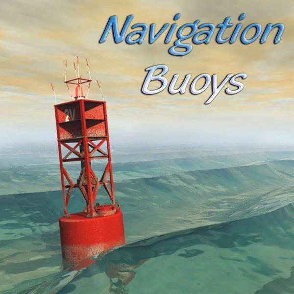 navigation buoys 3D Model .c4d .max .obj .3ds .fbx .stl .blend