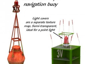 navigation buoys 3D Model