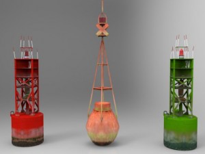 navigation buoys 3D Model