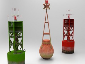 navigation buoys 3D Model