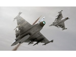 jas 39 gripen jet Modello 3D