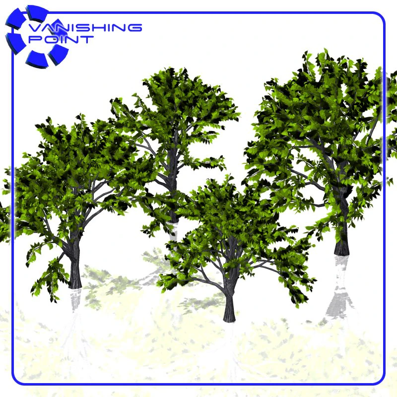 vp tree set 1 3D Model .c4d .max .obj .3ds .fbx .stl .blend