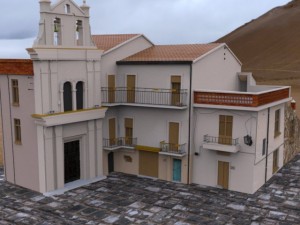 italian piazza 3D Model