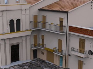 italian piazza 3D Model