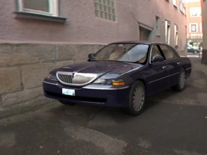 豪华轿车 3D 模型