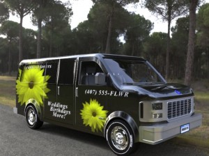 delivery van 3D Model