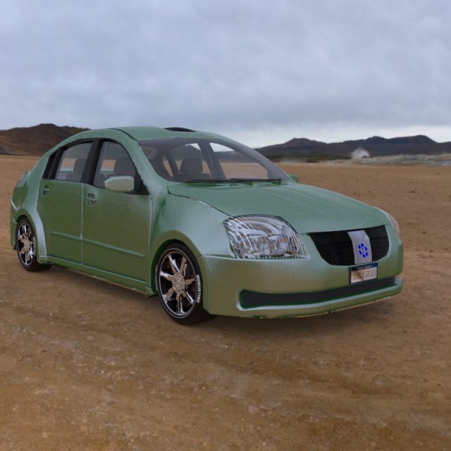 vandura family sedan 3D-Modell .c4d .max .obj .3ds .fbx .stl .blend 