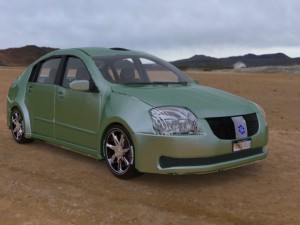 vandura family sedan Model 3D