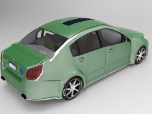 vandura family sedan 3D-Modell
