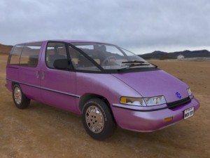 family minivan 3D Model