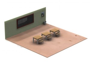 american high school 3D Model