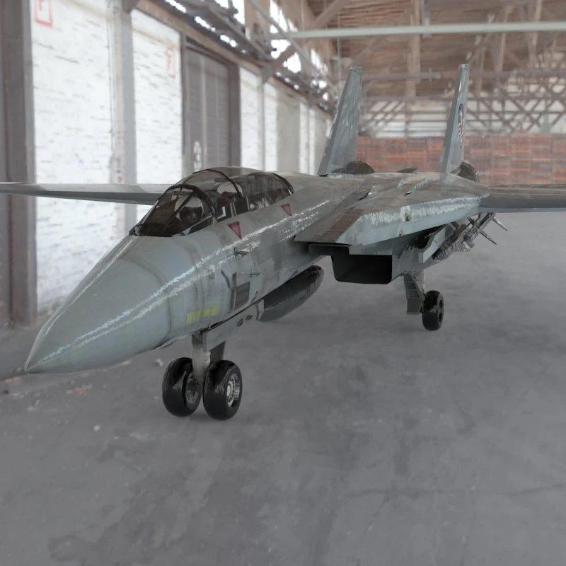 f 14 tomcat 3D Model .c4d .max .obj .3ds .fbx .stl .blend