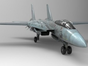 f 14 tomcat 3D Model