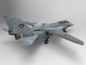 f 14 tomcat 3D Model
