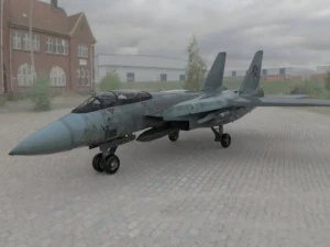 f 14 tomcat 3D Model