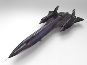 sr71 spyplane 3D Model