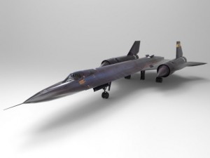 sr71 spyplane 3D Model