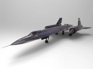 sr71 spyplane 3D Model