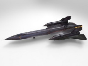 sr71 spyplane 3D Model