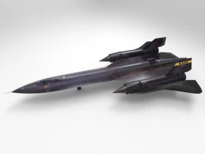 sr71 spyplane 3D Model