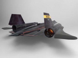 sr71 spyplane 3D Model