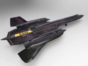 sr71 spyplane 3D Model