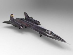 sr71 spyplane 3D Model