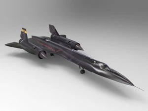 sr71 spyplane 3D Model