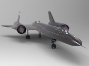 sr71 spyplane 3D Model