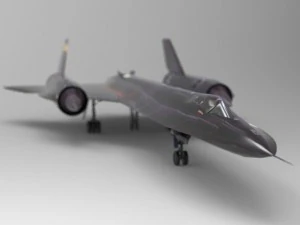 sr71 spyplane 3D Model