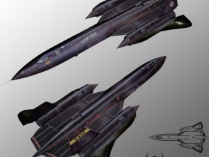 sr71 spyplane 3D Model